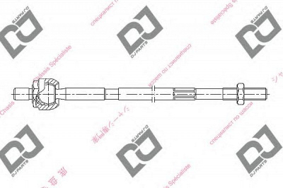 DJ PARTS dr1275 -  Осевой шарнир, рулевая тяга